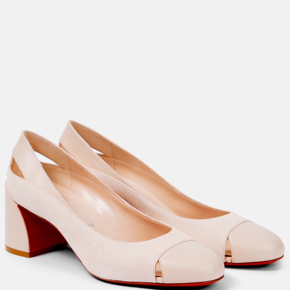 Christian Louboutin Miss Duvette Block Heel Pump Shoe